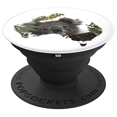 Continent of Australia Endangered Australian Koala Bear PopSockets Grip and Stand for Phones and Tablets