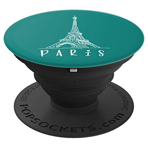 Eiffel Tower  Paris Pop Design PopSockets Grip and Stand for Phones and Tablets