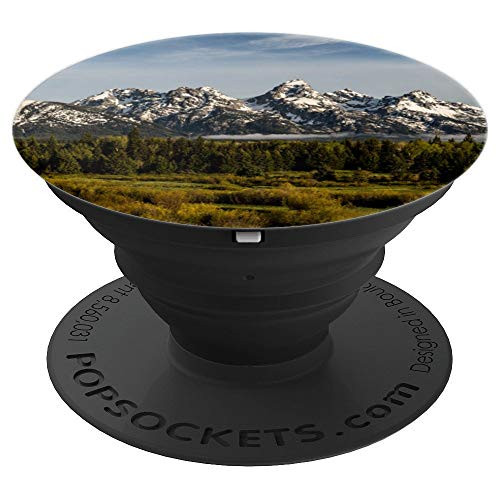 Grand Tetons Wyoming Mountains PopSockets Grip and Stand for Phones and Tablets