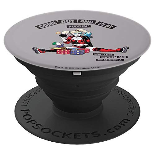 Harley Quinn Come Out and Play PopSockets Grip and Stand for Phones and Tablets Harley Quinn Come Out and Play PopSockets Grip and Stand for Phones and Tablets
