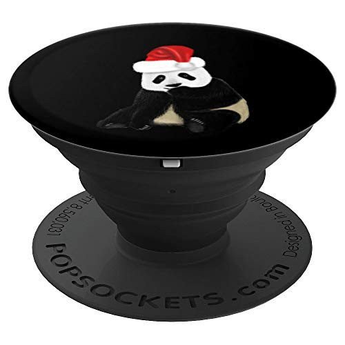 Cute Christmas Panda Bear PopSockets Grip and Stand for Phones and Tablets