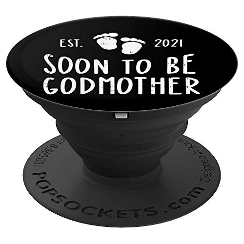 Soon To Be Godmother 2021 Pregnancy Announcement Women Gift PopSockets Grip and Stand for Phones and Tablets Soon To Be Godmother 2021 Pregnancy Announcement Women Gift PopSockets Grip and Stand for Phones and Tablets