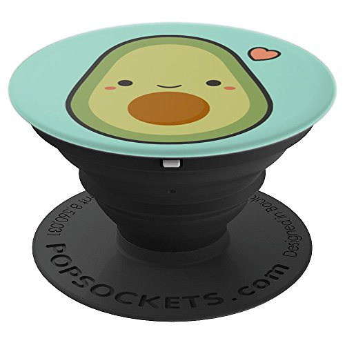 Cute Kawaii Avocado PopSockets Grip and Stand for Phones and Tablets Cute Kawaii Avocado PopSockets Grip and Stand for Phones and Tablets