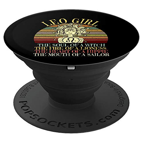 Leo Girl Zodiac Sign July August Birthday Cute Gift Women PopSockets Grip and Stand for Phones and Tablets Leo Girl Zodiac Sign July August Birthday Cute Gift Women PopSockets Grip and Stand for Phones and Tablets
