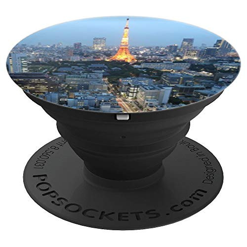City Paris France Eiffel Tower Cityscape Skyline PopSockets Grip and Stand for Phones and Tablets