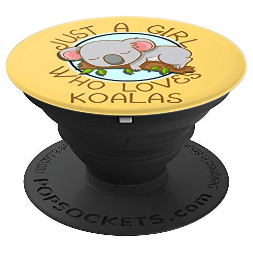Just A Girl Who Loves Koala Bear Gift PopSockets Grip and Stand for Phones and Tablets Just A Girl Who Loves Koala Bear Gift PopSockets Grip and Stand for Phones and Tablets