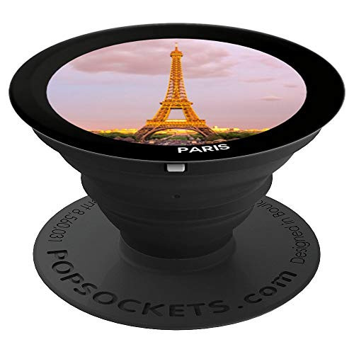 Paris France Eiffel Tower Souvenir Gift PopSockets Grip and Stand for Phones and Tablets