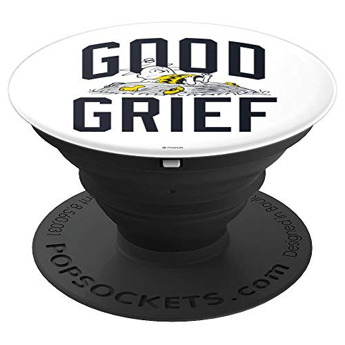 Peanuts Charlie Brown Good Grief PopSockets Grip and Stand for Phones and Tablets
