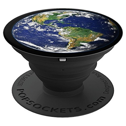 Planet Earth Science Gifts Solar System PopSockets Grip and Stand for Phones and Tablets