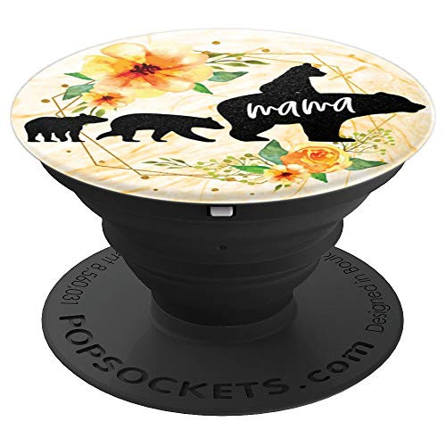 Mama Bear Family 2 Kiddos BEAR Gift for Mom PopSockets Grip and Stand for Phones and Tablets Mama Bear Family 2 Kiddos BEAR Gift for Mom PopSockets Grip and Stand for Phones and Tablets