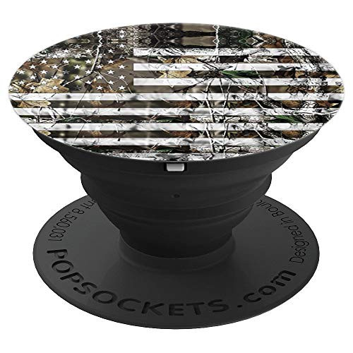 Hunting In The Woods Camouflage Flag Camo PopSockets Grip and Stand for Phones and Tablets Hunting In The Woods Camouflage Flag Camo PopSockets Grip and Stand for Phones and Tablets