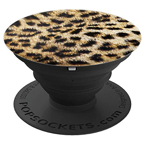 Animal Print with Leopard Design PopSockets Grip and Stand for Phones and Tablets