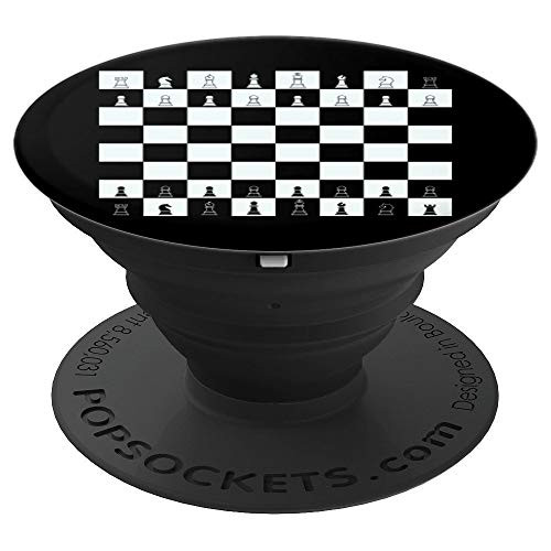 Chess Club Chess Board Gift for The King Piece PopSockets Grip and Stand for Phones and Tablets