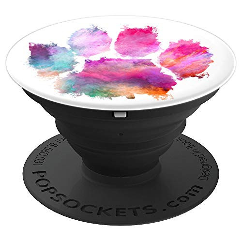 Dog Paw Print Cat Lover Pink Purple Abstract Cute Gift Her PopSockets Grip and Stand for Phones and Tablets Dog Paw Print Cat Lover Pink Purple Abstract Cute Gift Her PopSockets Grip and Stand for Phones and Tablets