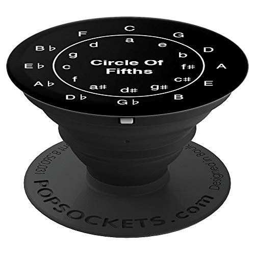 Circle Of Fifths Music Theory Musician Gift Zx PopSockets Grip and Stand for Phones and Tablets