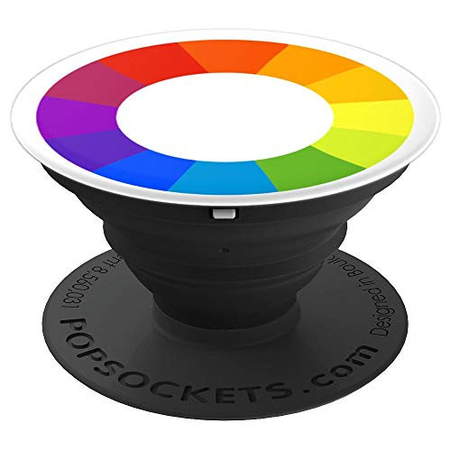 Art Teacher Artist Color Circle PopSockets Grip and Stand for Phones and Tablets