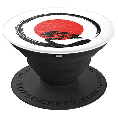 Buddhism Meditation Yoga Bonsai Zen Enso Circle Karma Buddha PopSockets Grip and Stand for Phones and Tablets