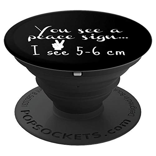 Midwife Peace Sign Quote 56cm Labor Delivery Joke Gag Gift PopSockets Grip and Stand for Phones and Tablets