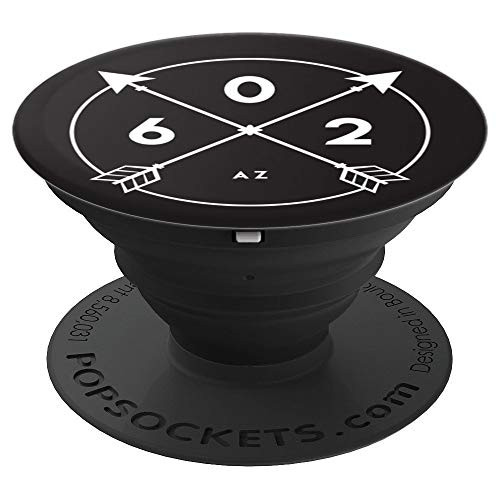 Arizona Area Code 602 State Pride Souvenir Gift Arrow Circle PopSockets Grip and Stand for Phones and Tablets