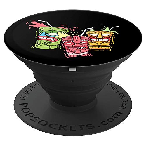 Awesome Tiki Gift Print Hawaiian Island Vacation PopSockets Grip and Stand for Phones and Tablets