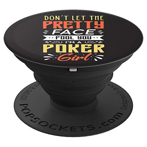 Im A Poker Girl Ironic Gambling Cards PopSockets Grip and Stand for Phones and Tablets