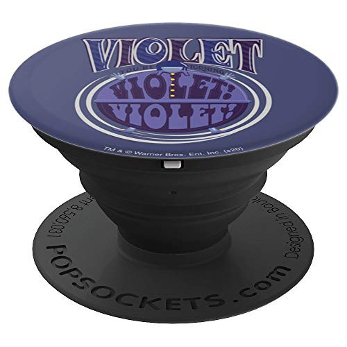 Willy Wonka and the Chocolate Factory Violet Logo PopSockets Grip and Stand for Phones and Tablets Willy Wonka and the Chocolate Factory Violet Logo PopSockets Grip and Stand for Phones and Tablets