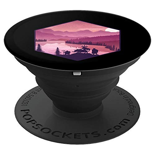 Tabletop RPG gamer Dragon Scene game night PopSockets Grip and Stand for Phones and Tablets