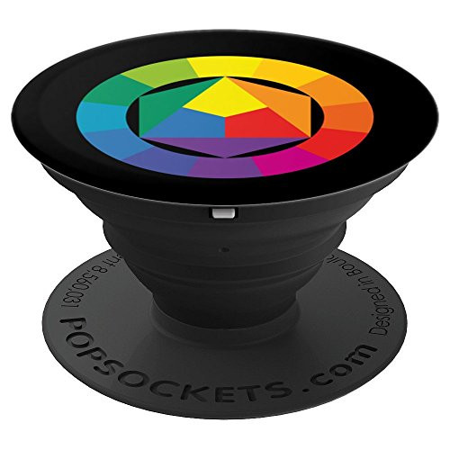Color Circle Palette Artist Painter Art Teacher PopSockets Grip and Stand for Phones and Tablets