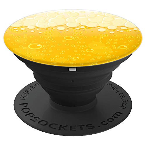 Beer Foam Pattern Beer Mug Beer Lover Drinking Alcohol Gift PopSockets Grip and Stand for Phones and Tablets