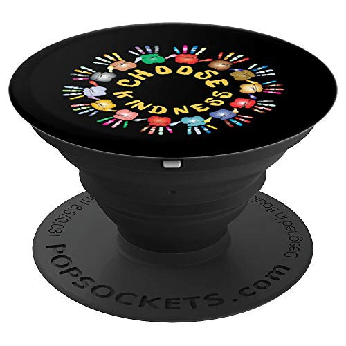 Choose Kindness Rainbow Circle Hands Togetherness PopSockets Grip and Stand for Phones and Tablets