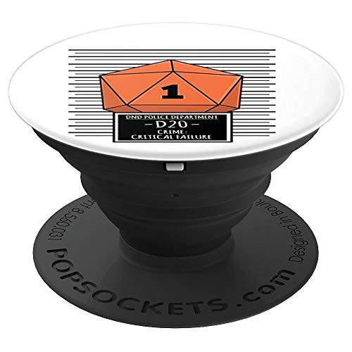 Dice Jail Funny D1 Critical Fail DM Joke Tabletop Gaming PopSockets Grip and Stand for Phones and Tablets Dice Jail Funny D1 Critical Fail DM Joke Tabletop Gaming PopSockets Grip and Stand for Phones and Tablets