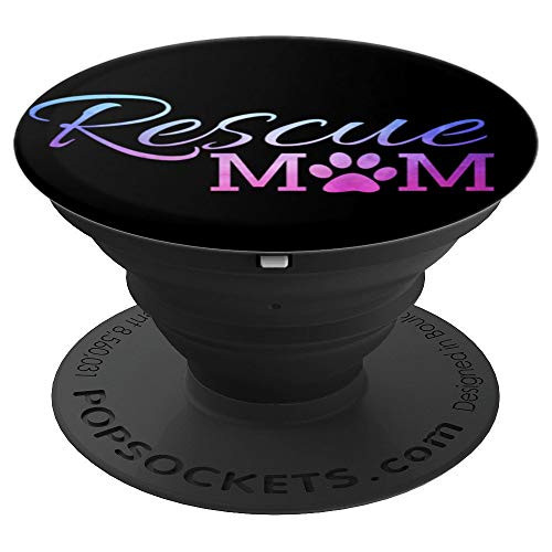 Rescue Adopt Pet Mom Dog Cat Lovers Paw Print Cute Shirt PopSockets Grip and Stand for Phones and Tablets Rescue Adopt Pet Mom Dog Cat Lovers Paw Print Cute Shirt PopSockets Grip and Stand for Phones and Tablets