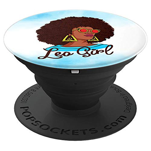Leo QUEEN Afro July August LEO Birthday Zodiac sign PopSockets Grip and Stand for Phones and Tablets Leo QUEEN Afro July August LEO Birthday Zodiac sign PopSockets Grip and Stand for Phones and Tablets