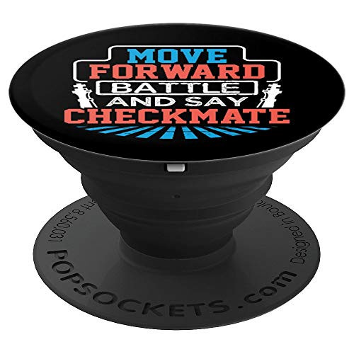 Chess Gift Move Forward And Say Checkmate Chessmaster PopSockets Grip and Stand for Phones and Tablets