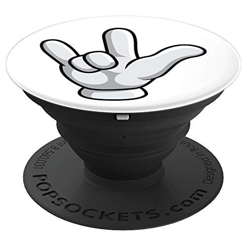 Love Hand Gesture Sign Language ASL PopSockets Grip and Stand for Phones and Tablets