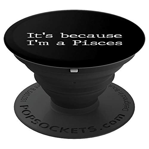 Pisces Horoscope Gifts Women Girls Men Zodiac Sign Astrology PopSockets Grip and Stand for Phones and Tablets