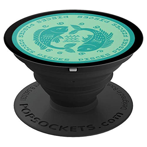 Pisces Zodiac Sign Horoscope Astrology Blue Green PopSockets Grip and Stand for Phones and Tablets Pisces Zodiac Sign Horoscope Astrology Blue Green PopSockets Grip and Stand for Phones and Tablets
