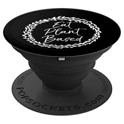 Vegan Flower Circle Design Vegetarian Gift Eat Plant Based PopSockets Grip and Stand for Phones and Tablets Vegan Flower Circle Design Vegetarian Gift Eat Plant Based PopSockets Grip and Stand for Phones and Tablets