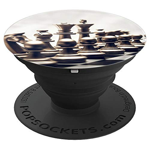 Chess Piece Pop Socket Cool Board PopSockets Grip and Stand for Phones and Tablets