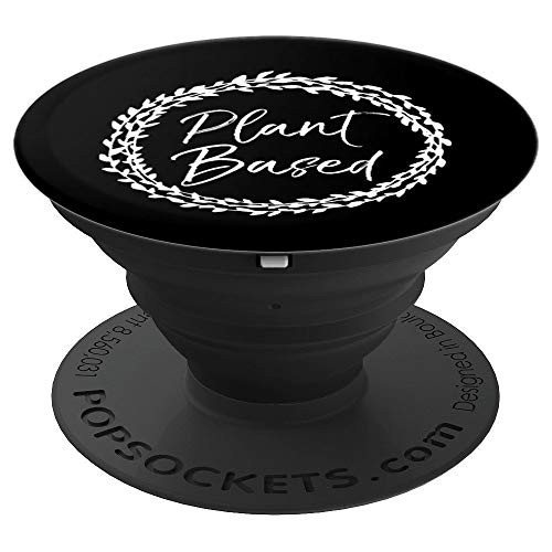 Vegan Flower Circle Design Vegetarian Gift Cute Plant Based PopSockets Grip and Stand for Phones and Tablets Vegan Flower Circle Design Vegetarian Gift Cute Plant Based PopSockets Grip and Stand for Phones and Tablets