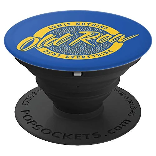 Old Row Circle Logo Blue and Yellow PopSockets Grip and Stand for Phones and Tablets