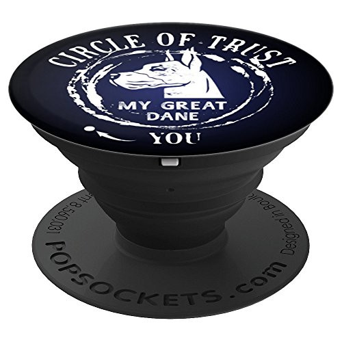 Circle Of Trust My Great Dane Dog Pop Socket PopSockets Grip and Stand for Phones and Tablets