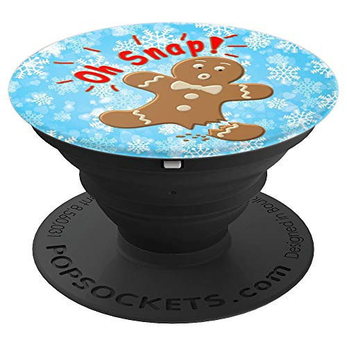 Gingerbread Man Oh Snap Humorous Holiday PopSockets Grip and Stand for Phones and Tablets Gingerbread Man Oh Snap Humorous Holiday PopSockets Grip and Stand for Phones and Tablets