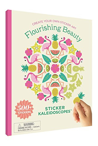 Mrs. Grossman's Sticker Kaleidoscopes Art Activity Book, Flourishing Beauty, Multicolor