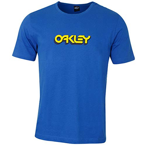 Oakley Mens Tridimensional Tee Electric Shade XL
