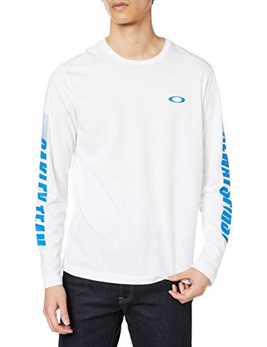 Oakley Mens Always First Ls Tee White L
