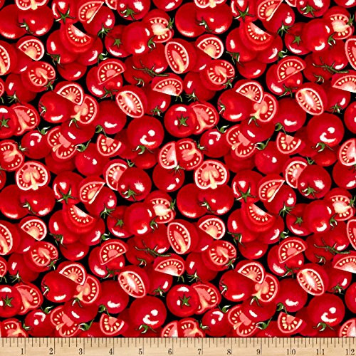 FabriQuilt Farmer John Garden Cherry Tomato Yard Multi