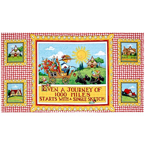 QT Fabrics Marys Journey 24 Panel Multi