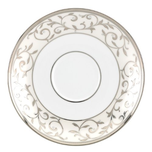 Lenox Opal Innocence Silver Tea Saucer