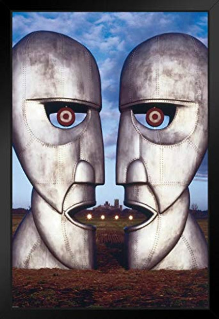 Pyramid America Pink Floyd The Division Bell Album Heads Music Concert Retro Vintage Style Black Wood Framed Poster 12x18 Pyramid America Pink Floyd The Division Bell Album Heads Music Concert Retro Vintage Style Black Wood Framed Poster 12x18